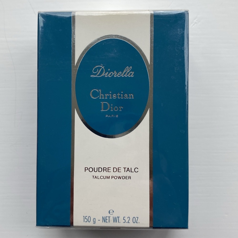 Vintage Diorella Talcum Powder in Original Sealed Box